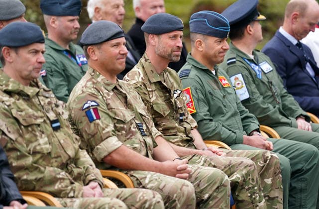 . 28 04 2026. Anglesey, United Kingdom. Prince William during a visit to RAF Valley on the island of Anglesey in Wales, United Kingdom.  xPoolx xi-Imagesx IIM-26741-0006