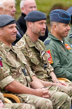 . 28 04 2026. Anglesey, United Kingdom. Prince William during a visit to RAF Valley on the island of Anglesey in Wales, United Kingdom.  xPoolx xi-Imagesx IIM-26741-0007