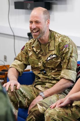 . 28 04 2026. Anglesey, United Kingdom. Prince William during a visit to RAF Valley on the island of Anglesey in Wales, United Kingdom.  xPoolx xi-Imagesx IIM-26741-0009