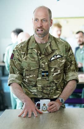 . 28 04 2026. Anglesey, United Kingdom. Prince William during a visit to RAF Valley on the island of Anglesey in Wales, United Kingdom.  xPoolx xi-Imagesx IIM-26741-0033