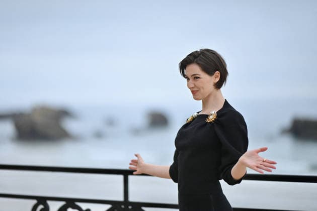 Chanel Cruise Show Photocall - Biarritz Anamaria Vartolomei attending photocall of the Chanel Cruise 2026-2027 fashion show at Casino Municipal in Biarritz, France on April 28, 2026. Photo by Franck Castel ABACAPRESS.COM Biarritz Nouvelle-Aquitaine France  Copyright: xCastelxFranck ABACAx