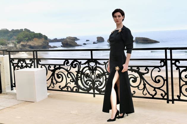 Chanel Cruise Show Photocall - Biarritz Anamaria Vartolomei attending photocall of the Chanel Cruise 2026-2027 fashion show at Casino Municipal in Biarritz, France on April 28, 2026. Photo by Franck Castel ABACAPRESS.COM Biarritz Nouvelle-Aquitaine France  Copyright: xCastelxFranck ABACAx