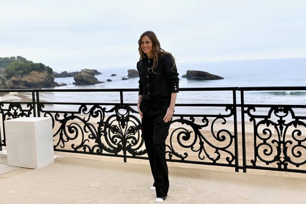 Chanel Cruise Show Photocall - Biarritz Anne Berest attending photocall of the Chanel Cruise 2026-2027 fashion show at Casino Municipal in Biarritz, France on April 28, 2026. Photo by Franck Castel ABACAPRESS.COM Biarritz Nouvelle-Aquitaine France  Copyright: xCastelxFranck ABACAx