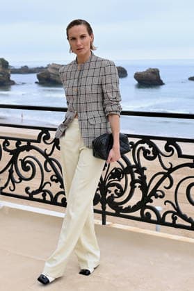 Chanel Cruise Show Photocall - Biarritz Ana Girardot attending photocall of the Chanel Cruise 2026-2027 fashion show at Casino Municipal in Biarritz, France on April 28, 2026. Photo by Franck Castel ABACAPRESS.COM Biarritz Nouvelle-Aquitaine France  Copyright: xCastelxFranck ABACAx