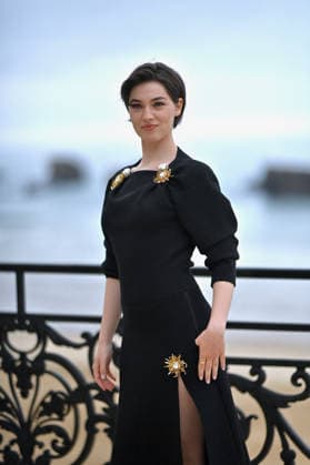Chanel Cruise Show Photocall - Biarritz Anamaria Vartolomei attending photocall of the Chanel Cruise 2026-2027 fashion show at Casino Municipal in Biarritz, France on April 28, 2026. Photo by Franck Castel ABACAPRESS.COM Biarritz Nouvelle-Aquitaine France  Copyright: xCastelxFranck ABACAx