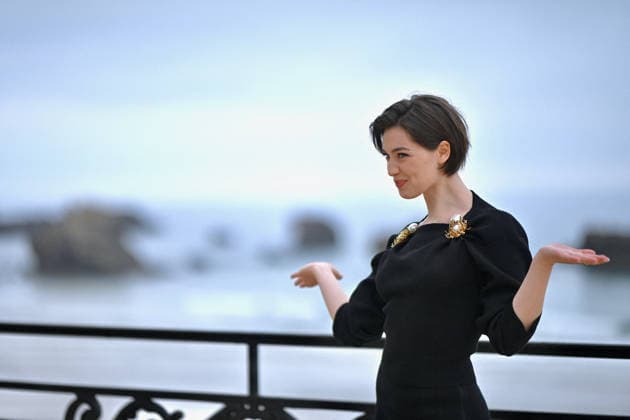 Chanel Cruise Show Photocall - Biarritz Anamaria Vartolomei attending photocall of the Chanel Cruise 2026-2027 fashion show at Casino Municipal in Biarritz, France on April 28, 2026. Photo by Franck Castel ABACAPRESS.COM Biarritz Nouvelle-Aquitaine France  Copyright: xCastelxFranck ABACAx