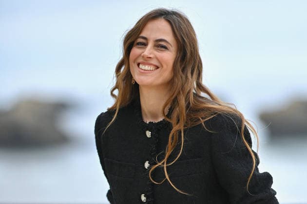 Chanel Cruise Show Photocall - Biarritz Anne Berest attending photocall of the Chanel Cruise 2026-2027 fashion show at Casino Municipal in Biarritz, France on April 28, 2026. Photo by Franck Castel ABACAPRESS.COM Biarritz Nouvelle-Aquitaine France  Copyright: xCastelxFranck ABACAx
