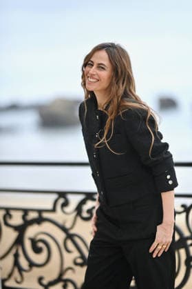 Chanel Cruise Show Photocall - Biarritz Anne Berest attending photocall of the Chanel Cruise 2026-2027 fashion show at Casino Municipal in Biarritz, France on April 28, 2026. Photo by Franck Castel ABACAPRESS.COM Biarritz Nouvelle-Aquitaine France  Copyright: xCastelxFranck ABACAx