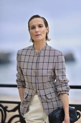 Chanel Cruise Show Photocall - Biarritz Ana Girardot attending photocall of the Chanel Cruise 2026-2027 fashion show at Casino Municipal in Biarritz, France on April 28, 2026. Photo by Franck Castel ABACAPRESS.COM Biarritz Nouvelle-Aquitaine France  Copyright: xCastelxFranck ABACAx