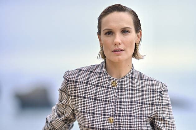 Chanel Cruise Show Photocall - Biarritz Ana Girardot attending photocall of the Chanel Cruise 2026-2027 fashion show at Casino Municipal in Biarritz, France on April 28, 2026. Photo by Franck Castel ABACAPRESS.COM Biarritz Nouvelle-Aquitaine France  Copyright: xCastelxFranck ABACAx