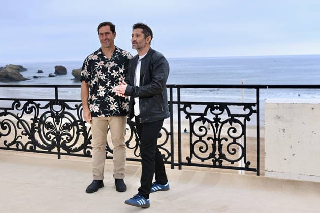 Chanel Cruise Show Photocall - Biarritz Peyo Lizarazu and Bixente Lizarazu attending photocall of the Chanel Cruise 2026-2027 fashion show at Casino Municipal in Biarritz, France on April 28, 2026. Photo by Franck Castel ABACAPRESS.COM Biarritz Nouvelle-Aquitaine France  Copyright: xCastelxFranck ABACAx