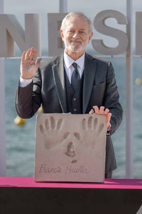 Francis Huster seen for handprinting during the Zodiaque photocall in Hotel Majestic Beach during 9th CanneSeries festival in Cannes, France on April 28, 2026 Photo by Loran Mafar Starface 455461 2026 04 28 Cannes France  Copyright: xLoranxMafarx xStarfacex STAR_455461_030