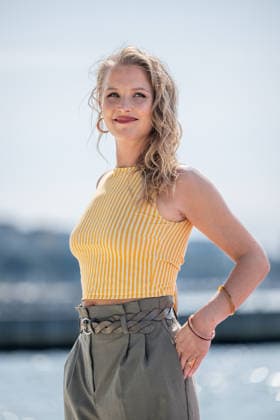 Deborah Krey attends the L or bleu photocall in Hotel Majestic Beach during 9th CanneSeries festival in Cannes, France on April 28, 2026 Photo by Loran Mafar Starface 455461 2026 04 28 Cannes France  Copyright: xLoranxMafarx xStarfacex STAR_455461_065