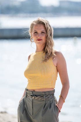 Deborah Krey attends the L or bleu photocall in Hotel Majestic Beach during 9th CanneSeries festival in Cannes, France on April 28, 2026 Photo by Loran Mafar Starface 455461 2026 04 28 Cannes France  Copyright: xLoranxMafarx xStarfacex STAR_455461_066