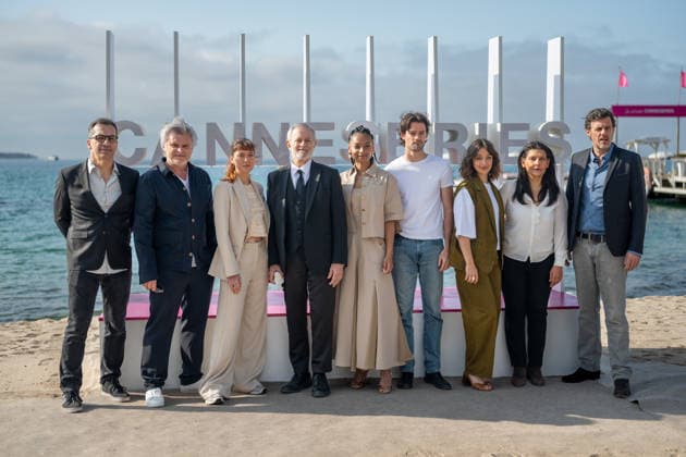 Zodiaque Crew attend the Zodiaque photocall in Hotel Majestic Beach during 9th CanneSeries festival in Cannes, France on April 28, 2026 Photo by Loran Mafar Starface 455461 2026 04 28 Cannes France  Copyright: xLoranxMafarx xStarfacex STAR_455461_001