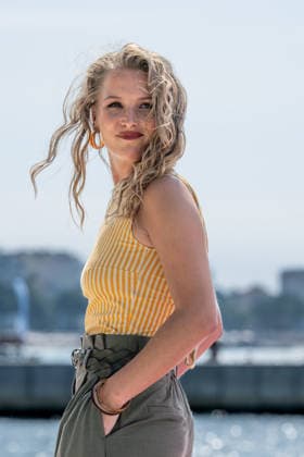 Deborah Krey attends the L or bleu photocall in Hotel Majestic Beach during 9th CanneSeries festival in Cannes, France on April 28, 2026 Photo by Loran Mafar Starface 455461 2026 04 28 Cannes France  Copyright: xLoranxMafarx xStarfacex STAR_455461_060