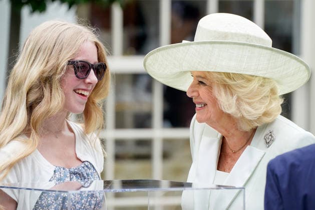 April 28, 2026, Washington, District Of Columbia, USA: WASHINGTON, DC - APRIL 28: The United Kingdom™s Queen Camilla attends an event with students on Tuesday, April 28, 2026 at the White House in Washington, D.C Washington USA  - ZUMAs152 20260428_faa_s152_127 Copyright: xMaxinexWallacex-xPoolxviaxCNPx
