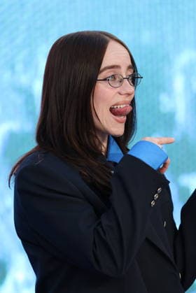 . 28 04 2026. London, United Kingdom. Billie Eilish arriving at the Billie Eilish Hit Me Hard and Soft: The Tour Live in 3D premiere in London.  xStephenxLockx xi-Imagesx IIM-26739-0008