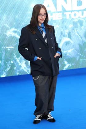 . 28 04 2026. London, United Kingdom. Billie Eilish arriving at the Billie Eilish Hit Me Hard and Soft: The Tour Live in 3D premiere in London.  xStephenxLockx xi-Imagesx IIM-26739-0013