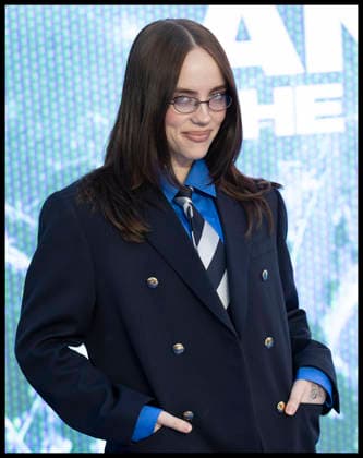 . 28 04 2026. London, United Kingdom. Billie Eilish arriving at the Billie Eilish Hit Me Hard and Soft: The Tour Live in 3D premiere in London.  xStephenxLockx xi-Imagesx IIM-26739-0021