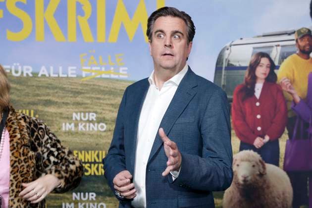 28 04 2026, Bastian Pastewka, at the German premiere of GLENNKILL EIN SCHAFSKRIMI in Berlin, Kino in der Kulturbrauerei, Berlin Germany, Germany