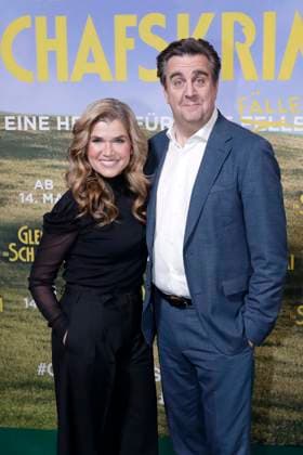 28 04 2026, Anke Engelke, Bastian Pastewka, at the German premiere of GLENNKILL EIN SCHAFSKRIMI in Berlin, Kino in der Kulturbrauerei, Berlin Germany, Germany