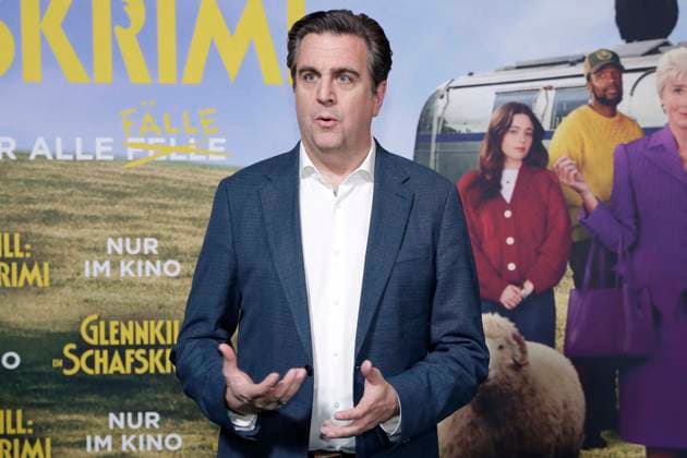 28 04 2026, Bastian Pastewka, at the German premiere of GLENNKILL EIN SCHAFSKRIMI in Berlin, Kino in der Kulturbrauerei, Berlin Germany, Germany