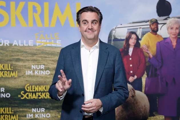28 04 2026, Bastian Pastewka, at the German premiere of GLENNKILL EIN SCHAFSKRIMI in Berlin, Kino in der Kulturbrauerei, Berlin Germany, Germany