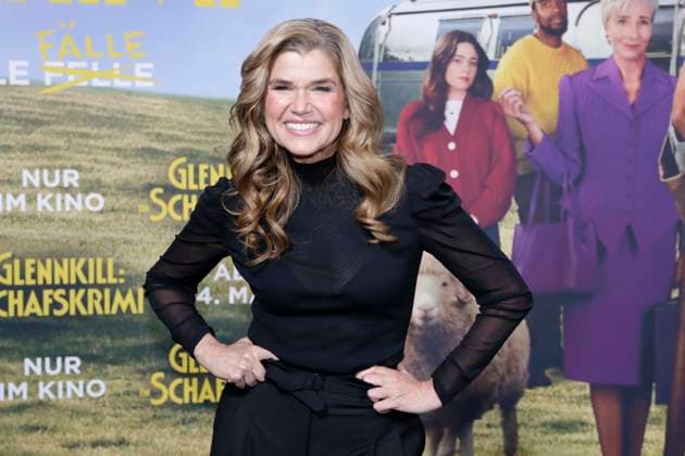 28 04 2026, Anke Engelke, at the German premiere of GLENNKILL EIN SCHAFSKRIMI in Berlin, Kino in der Kulturbrauerei, Berlin Germany, Germany