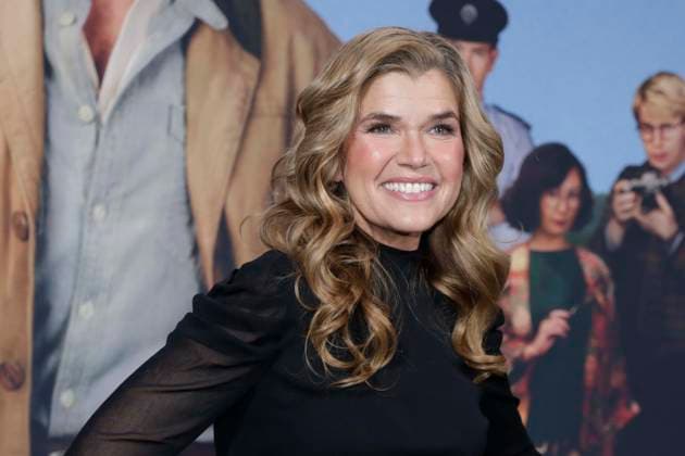 28 04 2026, Anke Engelke, at the German premiere of GLENNKILL EIN SCHAFSKRIMI in Berlin, Kino in der Kulturbrauerei, Berlin Germany, Germany