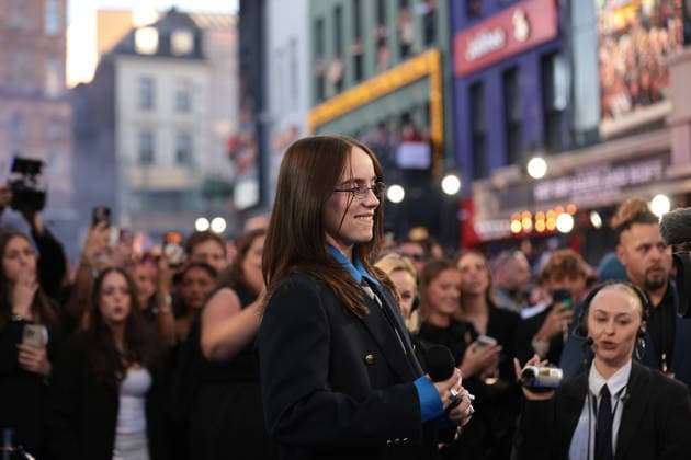 BILLIE EILISH - HIT ME HARD AND SOFT: THE TOUR UK Premiere Billie Eilish and guest at BILLIE EILISH - HIT ME HARD AND SOFT: THE TOUR (LIVE IN 3D) UK Premiere at Odeon Luxe, Leicester Square in London on 28 April 2026, Credit:James Shaw Avalon UK, London  Copyright: xJamesxShawx xAvalonx 1095051612