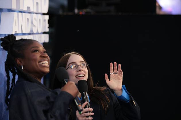 BILLIE EILISH - HIT ME HARD AND SOFT: THE TOUR UK Premiere Clara Amfo and Billie Eilish at BILLIE EILISH - HIT ME HARD AND SOFT: THE TOUR (LIVE IN 3D) UK Premiere at Odeon Luxe, Leicester Square in London on 28 April 2026, Credit:James Shaw Avalon UK, London  Copyright: xJamesxShawx xAvalonx 1095051697