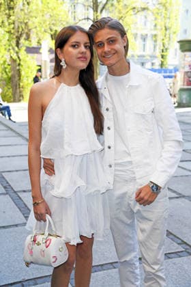 Leni Summer with boyfriend Tyler von Jascheroff at the premiere of GLENNKILL EIN SCHAFSKRIMI at the cinema in the Kulturbrauerei in Berlin on 28 04 2026