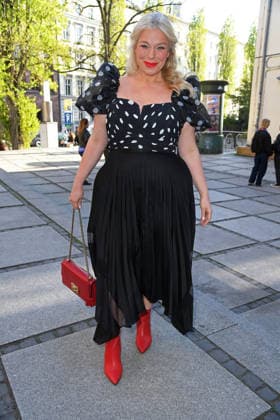 Caterina Pogorzelski at the premiere of GLENNKILL EIN SCHAFSKRIMI at the cinema in the Kulturbrauerei in Berlin on 28 04 2026
