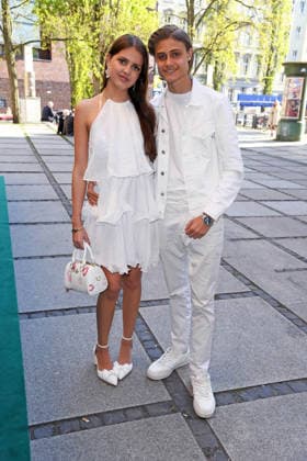 Leni Summer with boyfriend Tyler von Jascheroff at the premiere of GLENNKILL EIN SCHAFSKRIMI at the cinema in the Kulturbrauerei in Berlin on 28 04 2026