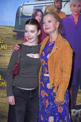 Eva Imhof with daughter Luisa Imhof at the premiere of GLENNKILL EIN SCHAFSKRIMI at the cinema in the Kulturbrauerei in Berlin on 28 04 2026
