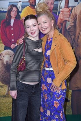Eva Imhof with daughter Luisa Imhof at the premiere of GLENNKILL EIN SCHAFSKRIMI at the cinema in the Kulturbrauerei in Berlin on 28 04 2026