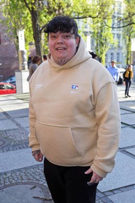 Marvin Holm at the premiere of GLENNKILL EIN SCHAFSKRIMI at the cinema in the Kulturbrauerei in Berlin on 28 04 2026