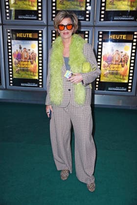 Andrea Eggers at the premiere of GLENNKILL EIN SCHAFSKRIMI at the cinema in the Kulturbrauerei in Berlin on 28 04 2026