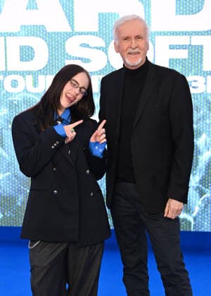 Celebrities arrive at the premiere of ˜Billie Eilish - Hit Me Hard and Soft: The Tour™ in London, United Kingdom Featuring: Billie Eilish, James Cameron Where: London, United Kingdom When: 28 Apr 2026 Credit: Cover Images EDITORIAL USE ONLY. NOT FOR USE BY NEWSPAPERS BASED IN THE UK. Copyright: xx coverimg55651241
