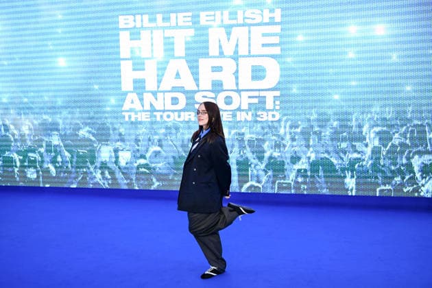 Celebrities arrive at the premiere of ˜Billie Eilish - Hit Me Hard and Soft: The Tour™ in London, United Kingdom Featuring: Billie Eilish Where: London, United Kingdom When: 28 Apr 2026 Credit: Cover Images EDITORIAL USE ONLY. NOT FOR USE BY NEWSPAPERS BASED IN THE UK. Copyright: xx coverimg55651248