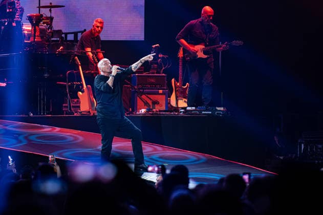 Eros Ramazzotti concert in Zagreb, Croatia Eros Ramazzotti performs as part of the Una Storia Importante tour at Arena Zagreb on April, 28, 2026. in Zagreb, Croatia.  LukaxAntunac PIXSELL