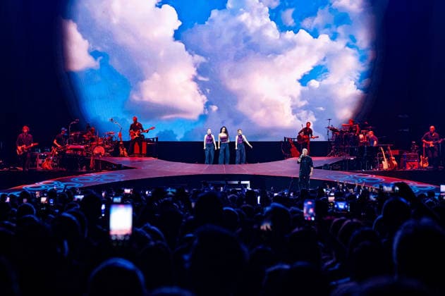 Eros Ramazzotti concert in Zagreb, Croatia Eros Ramazzotti performs as part of the Una Storia Importante tour at Arena Zagreb on April, 28, 2026. in Zagreb, Croatia.  LukaxAntunac PIXSELL