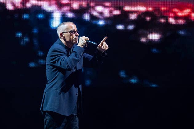 Eros Ramazzotti concert in Zagreb, Croatia Eros Ramazzotti performs as part of the Una Storia Importante tour at Arena Zagreb on April, 28, 2026. in Zagreb, Croatia.  LukaxAntunac PIXSELL