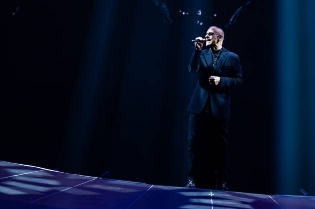 Eros Ramazzotti concert in Zagreb, Croatia Eros Ramazzotti performs as part of the Una Storia Importante tour at Arena Zagreb on April, 28, 2026. in Zagreb, Croatia.  LukaxAntunac PIXSELL