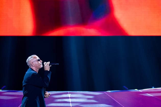 Eros Ramazzotti concert in Zagreb, Croatia Eros Ramazzotti performs as part of the Una Storia Importante tour at Arena Zagreb on April, 28, 2026. in Zagreb, Croatia.  LukaxAntunac PIXSELL
