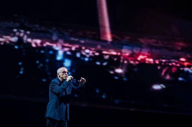 Eros Ramazzotti concert in Zagreb, Croatia Eros Ramazzotti performs as part of the Una Storia Importante tour at Arena Zagreb on April, 28, 2026. in Zagreb, Croatia.  LukaxAntunac PIXSELL