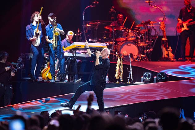 Eros Ramazzotti concert in Zagreb, Croatia Eros Ramazzotti performs as part of the Una Storia Importante tour at Arena Zagreb on April, 28, 2026. in Zagreb, Croatia.  LukaxAntunac PIXSELL