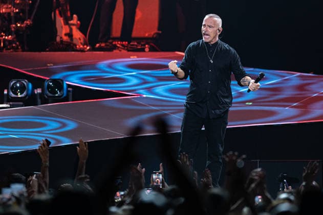 Eros Ramazzotti concert in Zagreb, Croatia Eros Ramazzotti performs as part of the Una Storia Importante tour at Arena Zagreb on April, 28, 2026. in Zagreb, Croatia.  LukaxAntunac PIXSELL