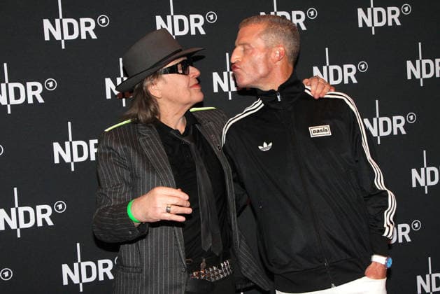 Udo Lindenberg and Benjamin von Stuckrad Barre at the premiere of the ARD documentary film UDO Rebel Rockstar Icon from May 10, 2026 in the ARD Mediathek on April 28, 2026 at the Astor Film Lounge in Hamburg Udo Lindenberg and Benja